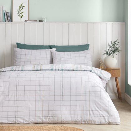 Catherine Lansfield Cartmel Check Duvet Set Catherine Lansfield Cartmel Check Duvet Set