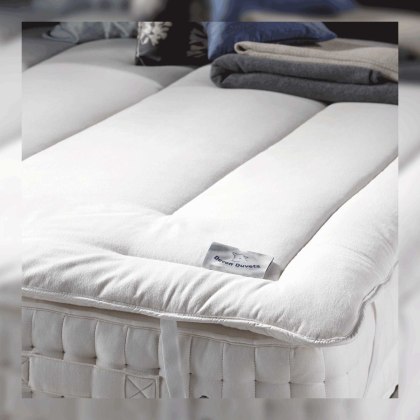 Devon Duvets British Wool Filled Mattress Topper Devon Duvets British Wool Filled Mattress Topper