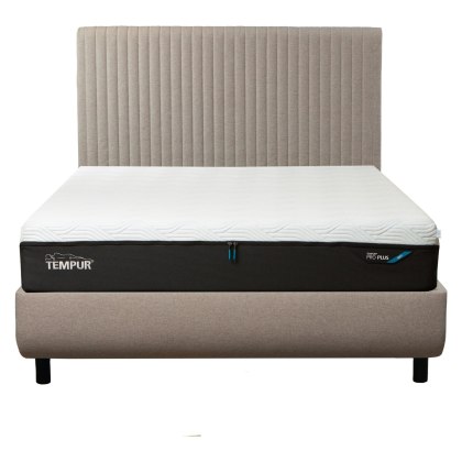 Tempur Arc Static Disc Bed with Vertical Headboard