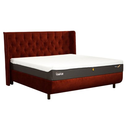 Tempur Arc Static Disc Bed with Luxury Headboard