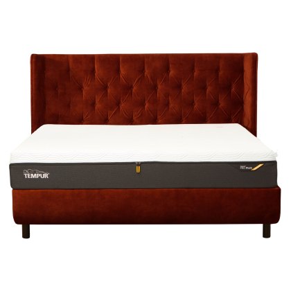 Tempur Arc Static Disc Bed with Luxury Headboard