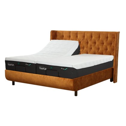 Tempur Arc Adjustable Bed Base with Luxury Headboard Tempur Arc Adjustable Bed Base with Luxury Headboard
