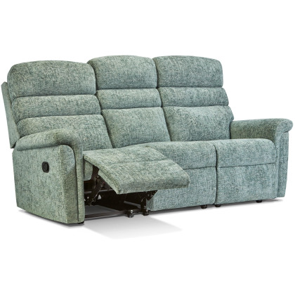 Sherborne Comfi-sit 3 Seater Powered Reclining Settee In Fabric Sherborne Comfi-sit 3 Seater Powered Reclining Settee In Fabric