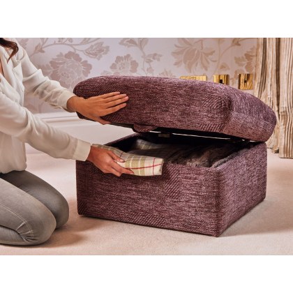 Sherborne Stool/Box In Fabric