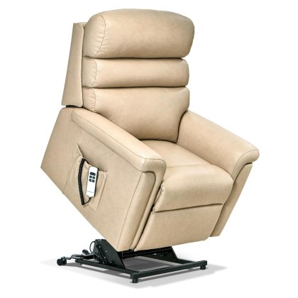 Sherborne Comfi-sit Powered Riser Recliner In Leather Sherborne Comfi-sit Powered Riser Recliner In Leather