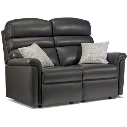 Sherborne Comfi-sit 2-Seater Fixed Settee in Leather Sherborne Comfi-sit 2-Seater Fixed Settee in Leather
