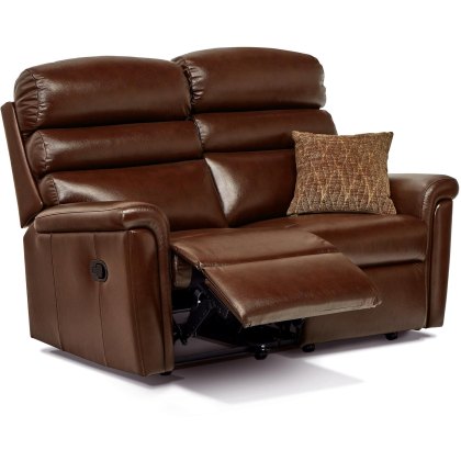 Sherborne Comfi-sit 2-Seater Manual Reclining Settee in Leather Sherborne Comfi-sit 2-Seater Manual Reclining Settee in Leather