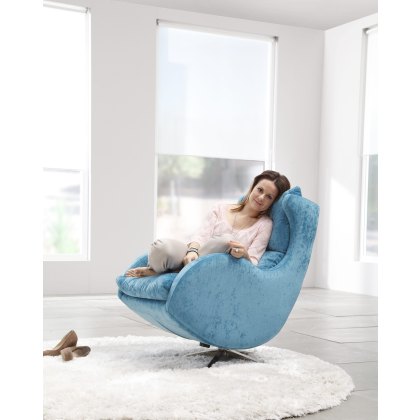 Fama Lenny Swivel Rocker Chair In Series 6 Fabric Fama Lenny Swivel Rocker Chair In Series 6 Fabric