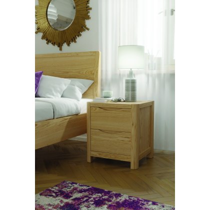 Stockholm 2 Drawer Bedside Cabinet Stockholm 2 Drawer Bedside Cabinet