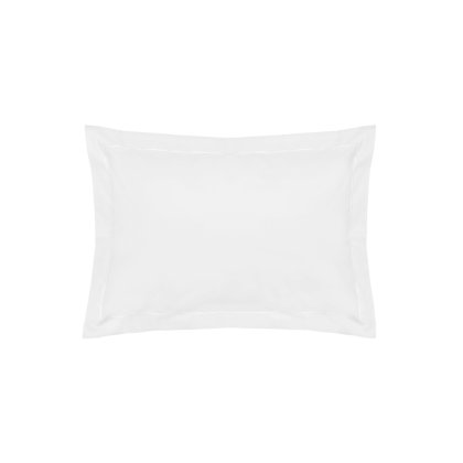 Belledorm 200TC Cotton/Polyester White Oxford Pillowcase Standard