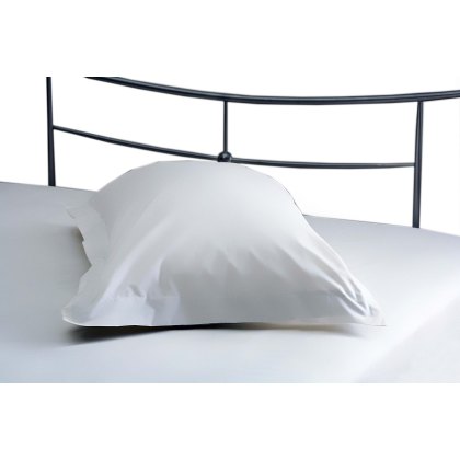 Belledorm 200TC Cotton/Polyester White Oxford Pillowcase Standard