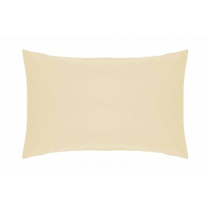 Belledorm 200TC Cotton/Polyester Cream Housewife Pillowcase Standard