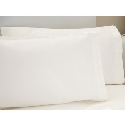Belledorm 400TC Egyptian Cotton Sateen Ivory Standard Housewife Pillowcase