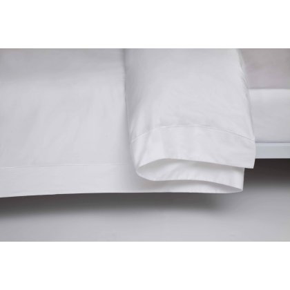 Belledorm 1000TC Egyptian Cotton Sateen White Duvet Cover