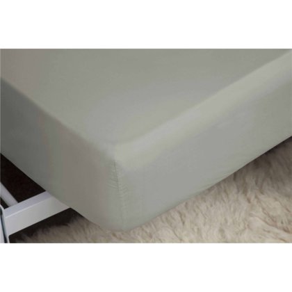 Belledorm 1000TC Egyptian Cotton Sateen Platinum Extra Deep 38cm Fitted Sheet