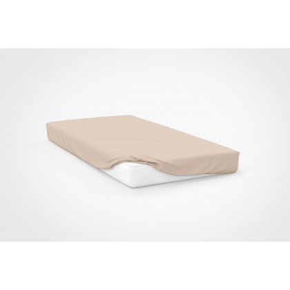 Belledorm 200TC Cotton/Polyester Cream Extra Deep 38cm Fitted Sheet