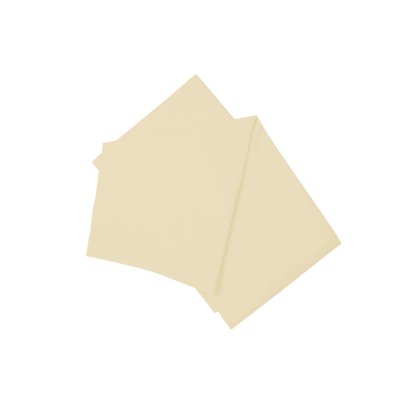 Belledorm 200TC Cotton/Polyester Cream Flat Sheet
