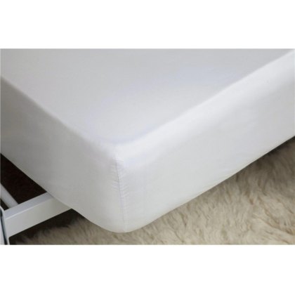 Belledorm 400TC Egyptian Cotton Sateen White Extra Deep 38cm Fitted Sheet Belledorm 400TC Egyptian Cotton Sateen White Extra Deep 38cm Fitted Sheet