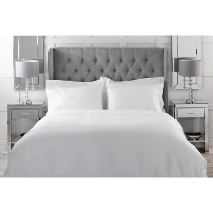 Belledorm 300TC Bamboo White Duvet Cover Belledorm 300TC Bamboo White Duvet Cover