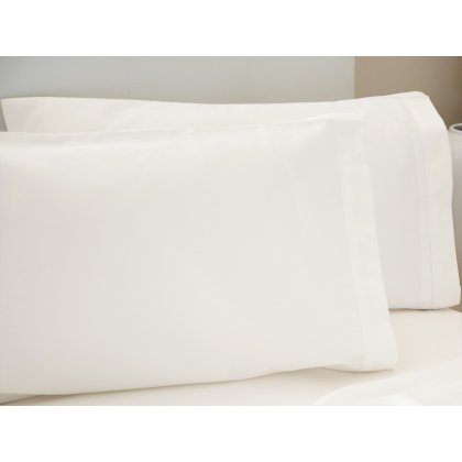 Belledorm 600TC Egyptian Cotton Sateen Ivory Housewife Pillowcase