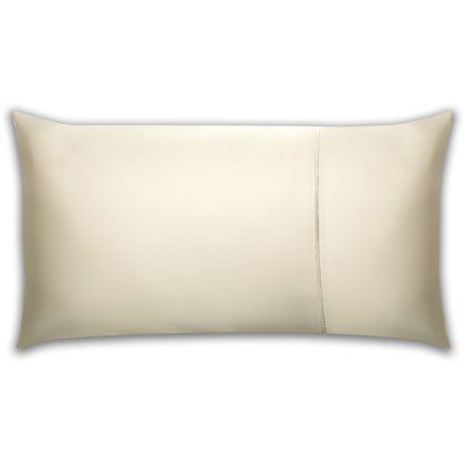 Belledorm 450TC Extra Long Ivory Housewife Pillowcase In Pima Cotton Belledorm 450TC Extra Long Ivory Housewife Pillowcase In Pima Cotton