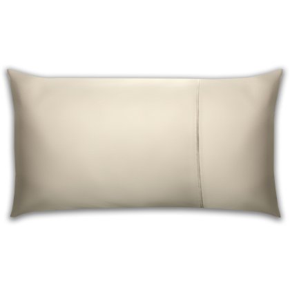 Belledorm 450TC Extra Long Oyster Housewife Pillowcase In Pima Cotton Belledorm 450TC Extra Long Oyster Housewife Pillowcase In Pima Cotton