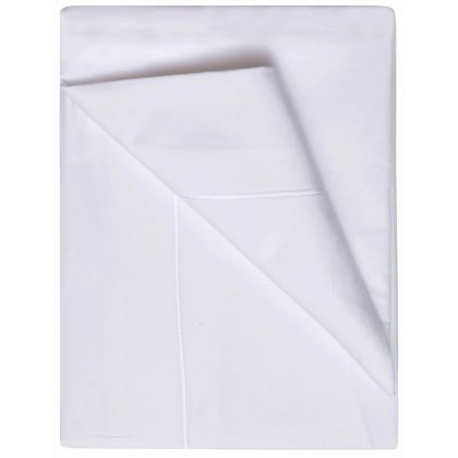 Belledorm 1000TC Egyptian Cotton Sateen King White Flat Sheet Belledorm 1000TC Egyptian Cotton Sateen King White Flat Sheet