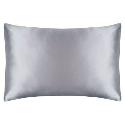 Belledorm 100% Mulberry Silk Housewife Pillowcase in Platinum