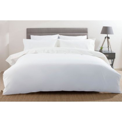 Belledorm 600TC Egyptian Cotton Sateen White Duvet Cover Belledorm 600TC Egyptian Cotton Sateen White Duvet Cover