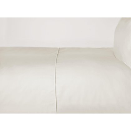 Belledorm 600TC Egyptian Cotton Sateen Ivory Duvet Cover Belledorm 600TC Egyptian Cotton Sateen Ivory Duvet Cover