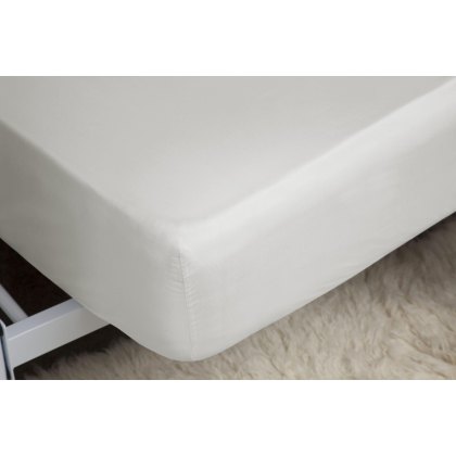 Belledorm 600TC Egyptian Cotton Sateen Ivory Extra Deep 38cm Fitted Sheet Belledorm 600TC Egyptian Cotton Sateen Ivory Extra Deep 38cm Fitted Sheet