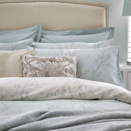Laura Ashley Pussy Willow Duvet Set in Duck Egg Laura Ashley Pussy Willow Duvet Set in Duck Egg