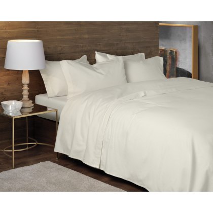 Design Port Premium Brushed Cotton Cream Flat Sheet Design Port Premium Brushed Cotton Cream Flat Sheet