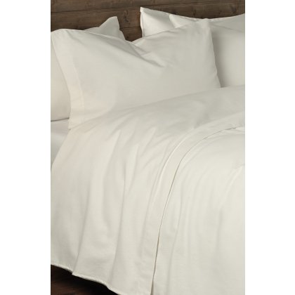 Design Port Premium Brushed Cotton Cream Fitted Sheet Design Port Premium Brushed Cotton Cream Fitted Sheet