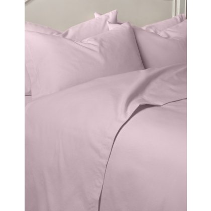 Design Port Premium Brushed Cotton Pink Single Fitted Sheet Design Port Premium Brushed Cotton Pink Single Fitted Sheet