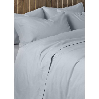 Design Port Premium Brushed Cotton Grey Fitted Sheet Design Port Premium Brushed Cotton Grey Fitted Sheet