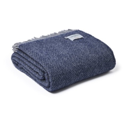 Tweedmill Wool Extra Large Beehive Navy and Grey