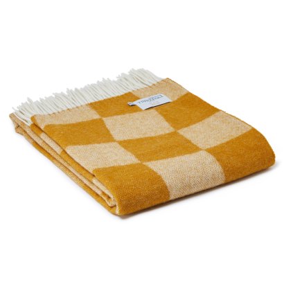 Tweedmill Wool Bijou Throw Gold