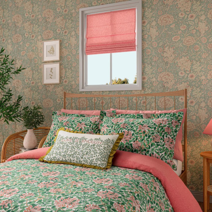 Morris & Co Honeysuckle Duvet Set Double Morris & Co Honeysuckle Duvet Set Double