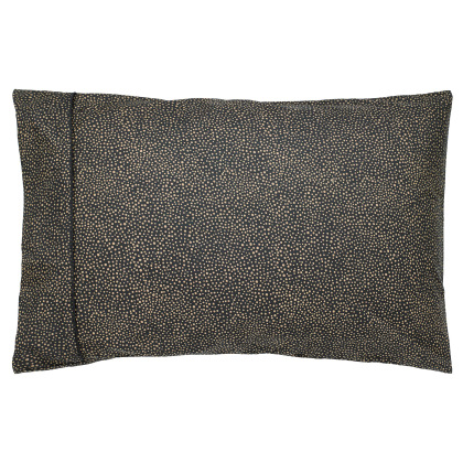 Morris & Co Seaweed Standard Pillowcase Pair in Black
