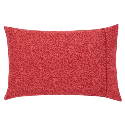 Morris & Co Strawberry Thief Crimson Standard Pillowcase Pair