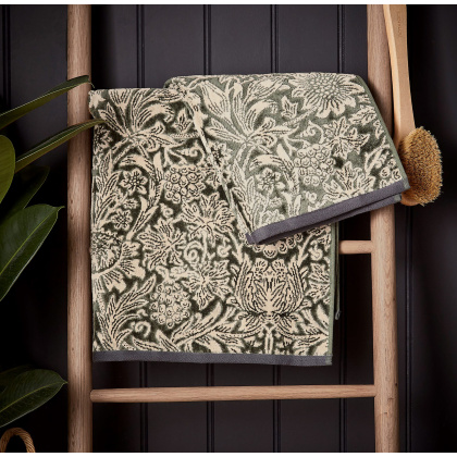 Morris & Co Sunflower Green Towels
