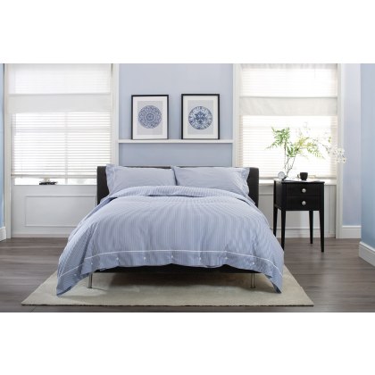 The Lyndon Company Southport Blue Duvet Set The Lyndon Company Southport Blue Duvet Set
