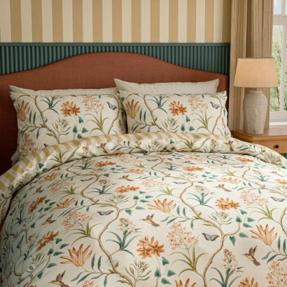 Sanderson Clementine Duvet Set in Ochre & Conch Sanderson Clementine Duvet Set in Ochre & Conch