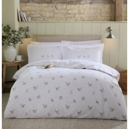 Sophie Allport Snowy Owls Duvet Set Sophie Allport Snowy Owls Duvet Set