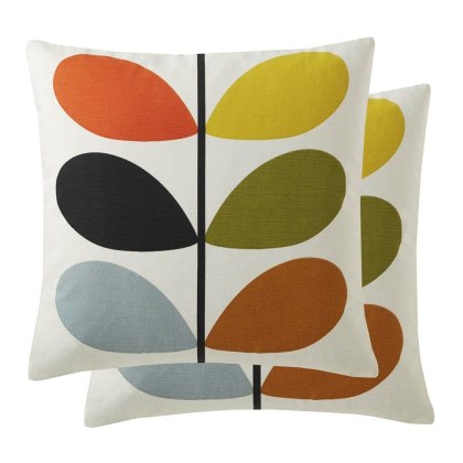 Orla Kiely Multi Stem Multi Feather Filled Cushion Orla Kiely Multi Stem Multi Feather Filled Cushion