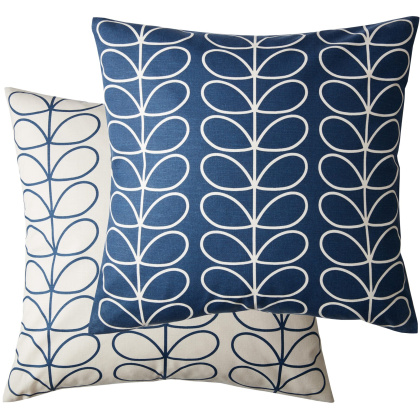 Orla Kiely Small Linear Stem Whale Cushion Orla Kiely Small Linear Stem Whale Cushion