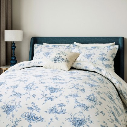 V&A Garden Of Love Blue Duvet Set King V&A Garden Of Love Blue Duvet Set King