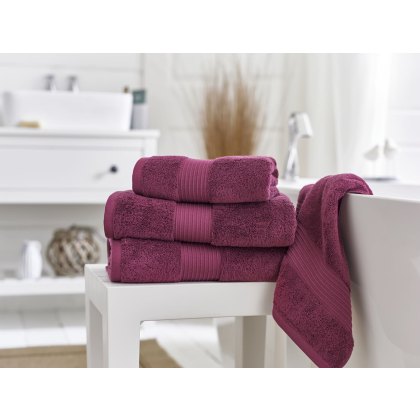 Deyongs Bliss Pima Cotton Cerise Towels Deyongs Bliss Pima Cotton Cerise Towels