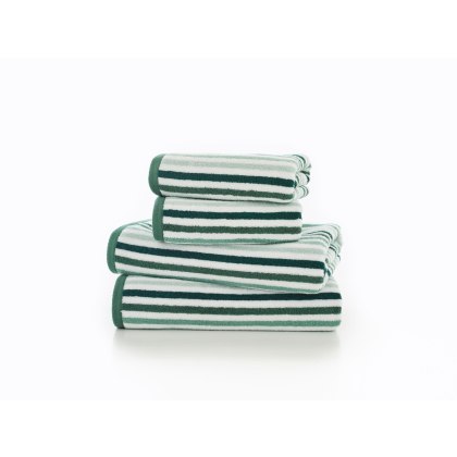 Deyongs Bliss Linear Stripe Towels in Green Deyongs Bliss Linear Stripe Towels in Green